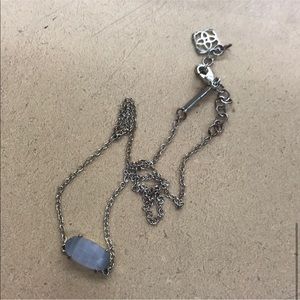 Kendra Scott slate cats eye necklace